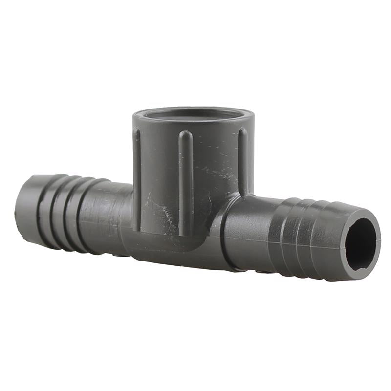 TEE INSRT POLY 3/4" BLK FPT