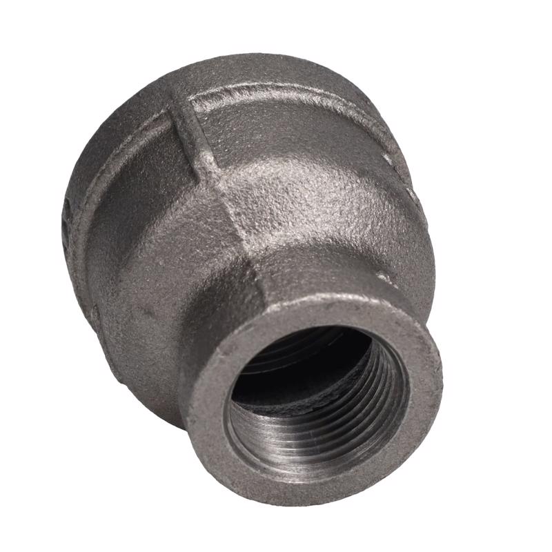 STZ Industries 1-1/4 in. FIP each X 3/4 in. D FIP Black Malleable Iron Reducing Coupling