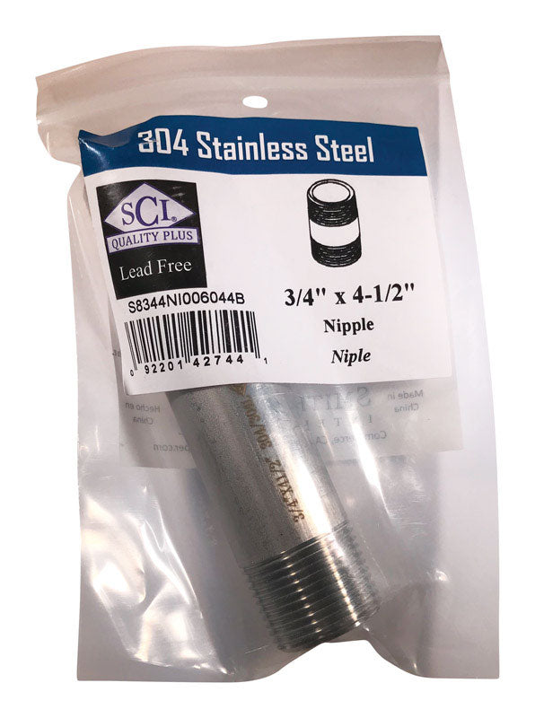 NIPPLE SS 3/4"X4.5"