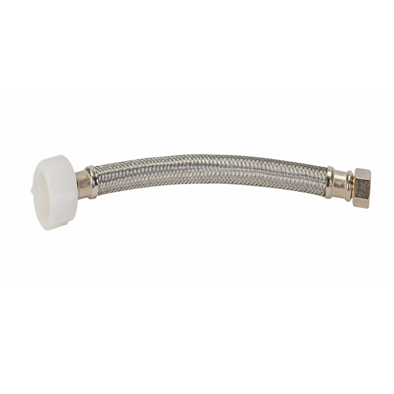 Fluidmaster 3/8 in. Compression X 7/8 in. D Ballcock 6 in. Braided Stainless Steel Supply Line