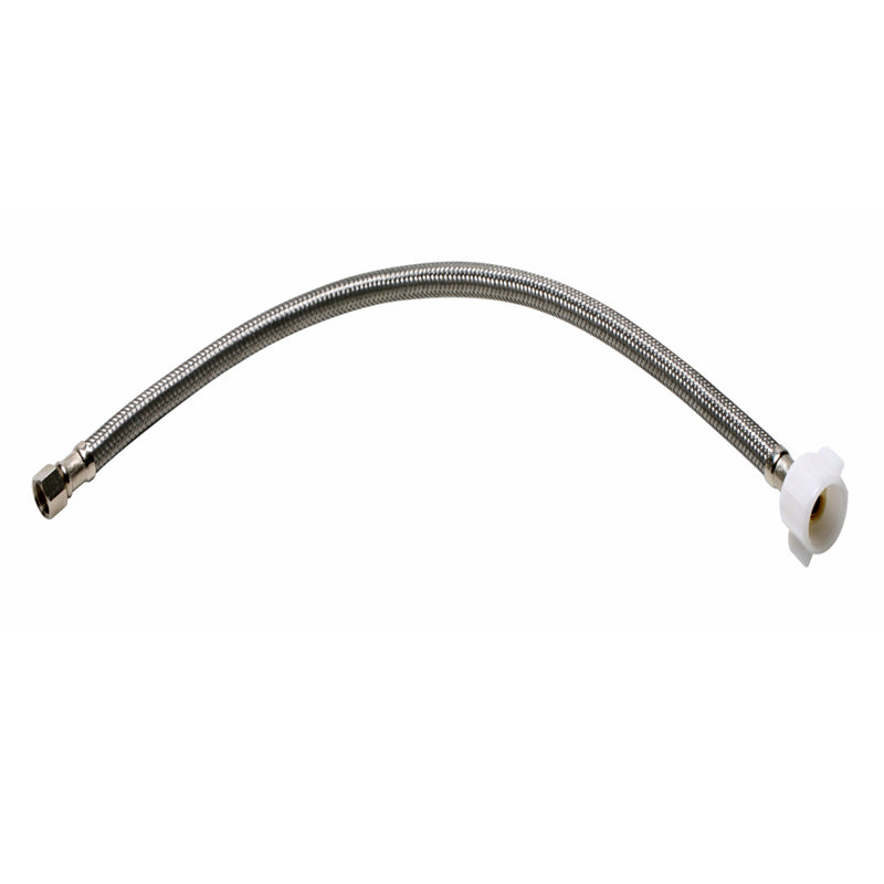 Fluidmaster 3/8 in. Compression X 7/8 in. D Ballcock 20 in. Braided Stainless Steel Supply Line