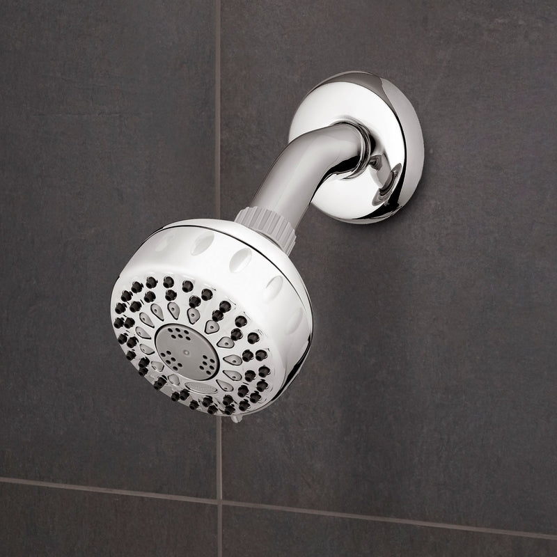 Waterpik PowerSpray Plus Chrome 5 settings Showerhead 1.8 gpm