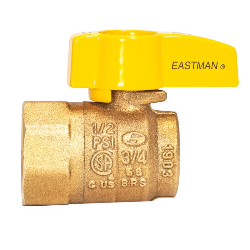 Eastman Magne Flo 5/8 in. Brass Push-Fit Gas Ball Valve