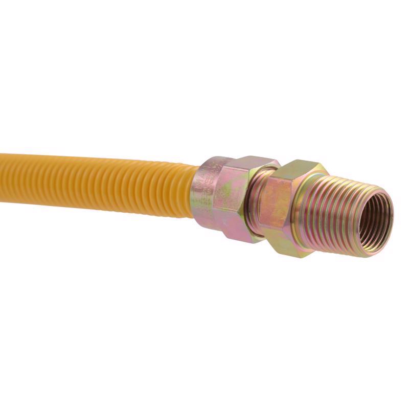 Eastman ProCoat 3/8 in. 1/2 in. D 72 in. Stainless Steel Gas Connector