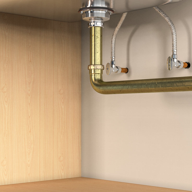 Keeney 1-1/2 in. D X 18 in. L Brass Waste Arm