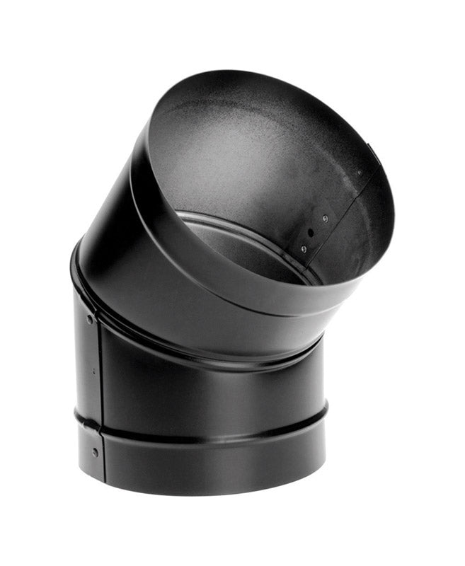 ELBOW 45 DEG 6"BLK PIPE
