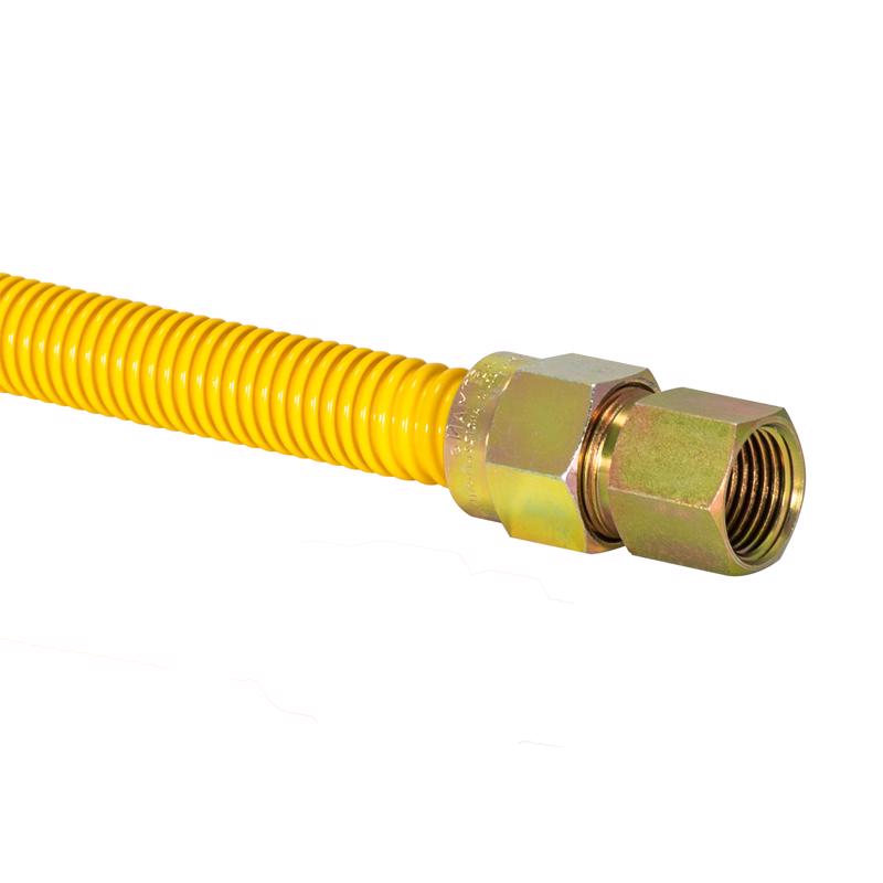 Eastman ProCoat 1/2 in. MIP X 1/2 in. D FIP 36 in. Stainless Steel Connector
