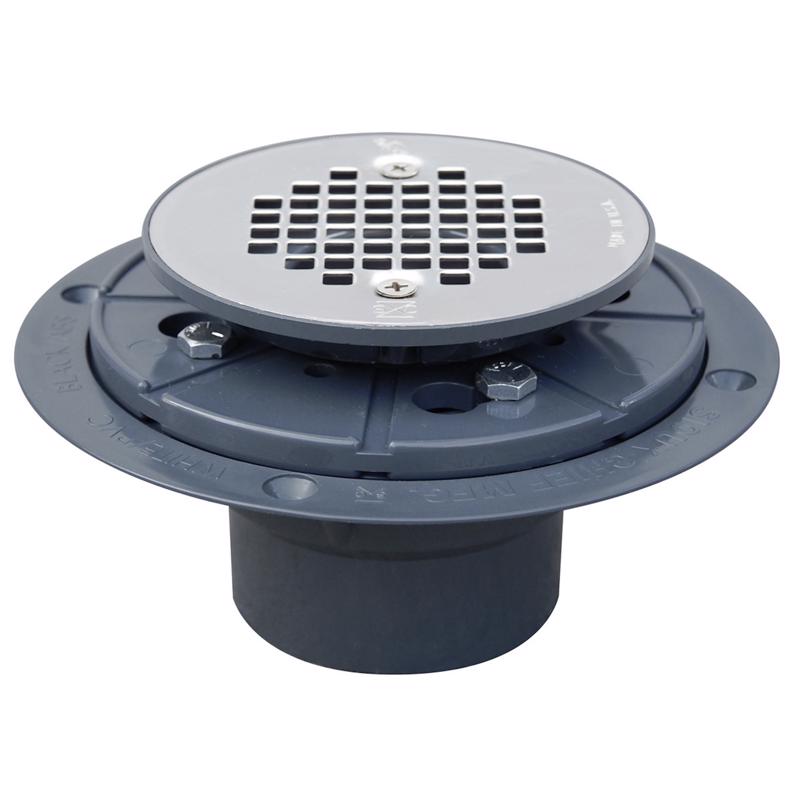 SHOWER PAN DRAIN PVC 2"