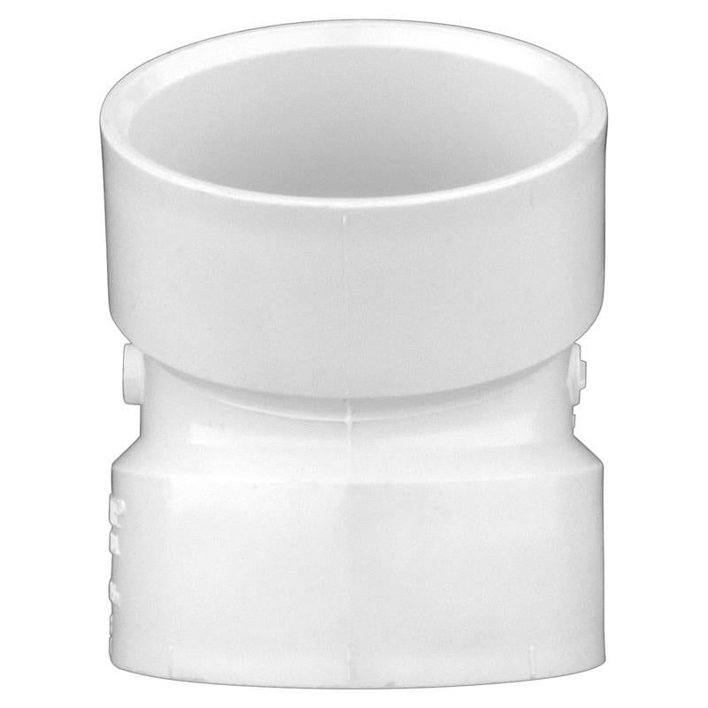 Charlotte Pipe 6 in. Hub X 6 in. D Hub PVC Elbow 1 pk