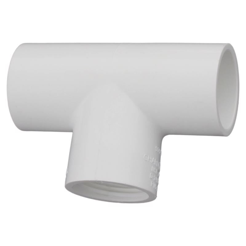 TEE PVC40 3/4" SXSXFPT