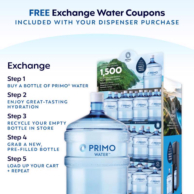 Primo Water 5 gal White Water Dispenser Porcelain
