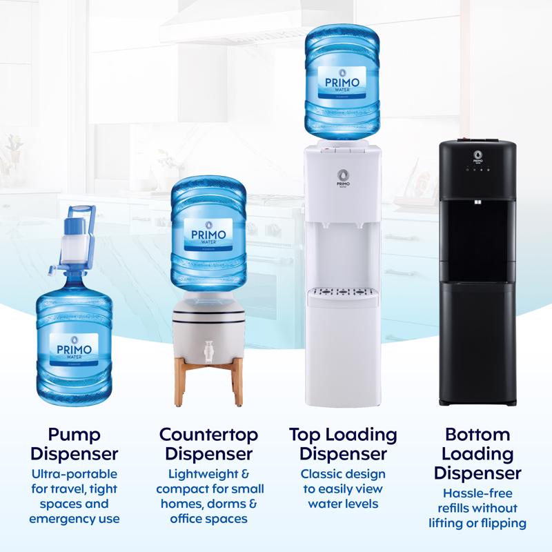 Primo Water 5 gal White Water Dispenser Porcelain