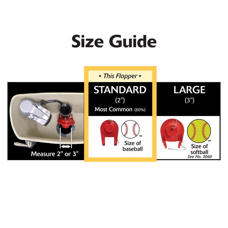 Korky Premium Universal - 3 pack Toilet Flapper