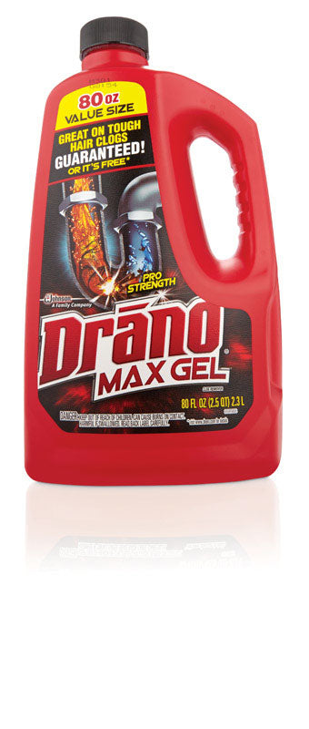 Drano Professional Strength Gel Clog Remover 80 oz