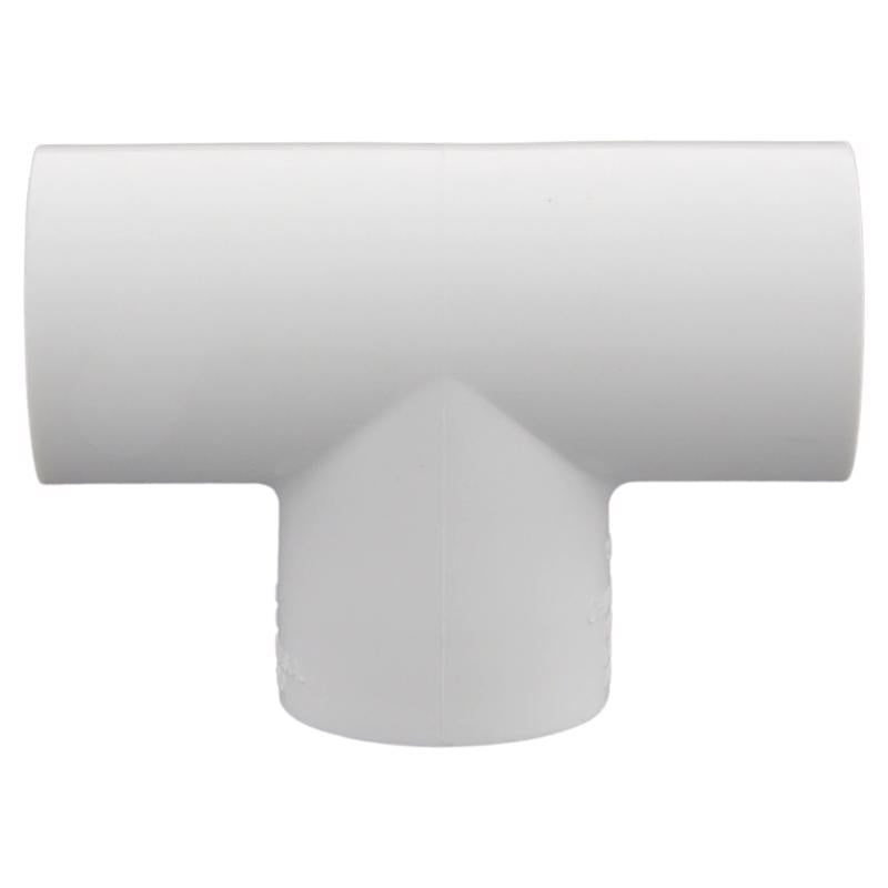 Charlotte Pipe Schedule 40 1/2 in. Slip X 1/2 in. D Slip PVC Tee 1 pk