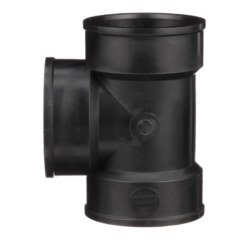 Charlotte Pipe 3 in. Hub X 3 in. D Hub ABS Vent Tee