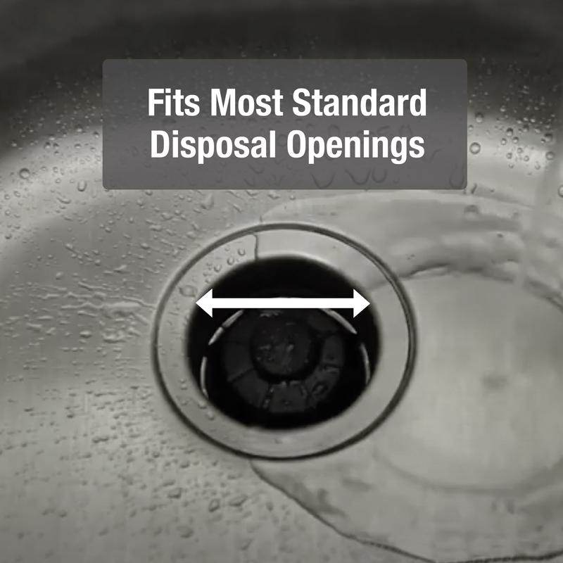 Danco Disposal Genie 2-1/2 in. Black Plastic Garbage Disposal Strainer