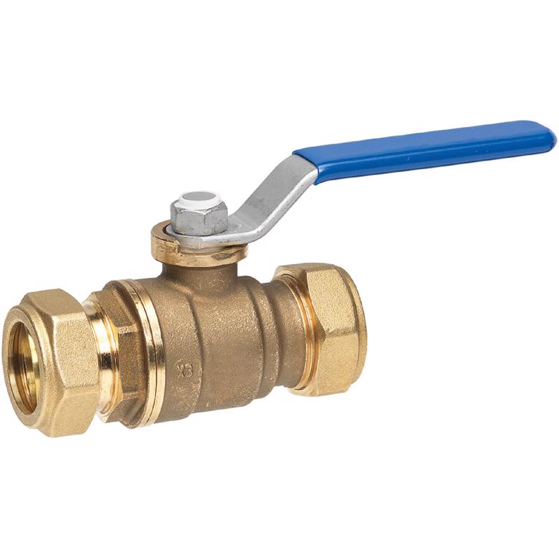 Homewerks 3/4 in. Brass Compression Ball Valve Standard Port