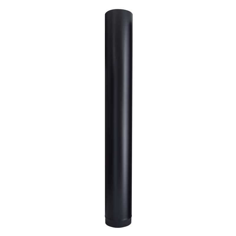 STOVEPIPE BLK STL 6"X48"