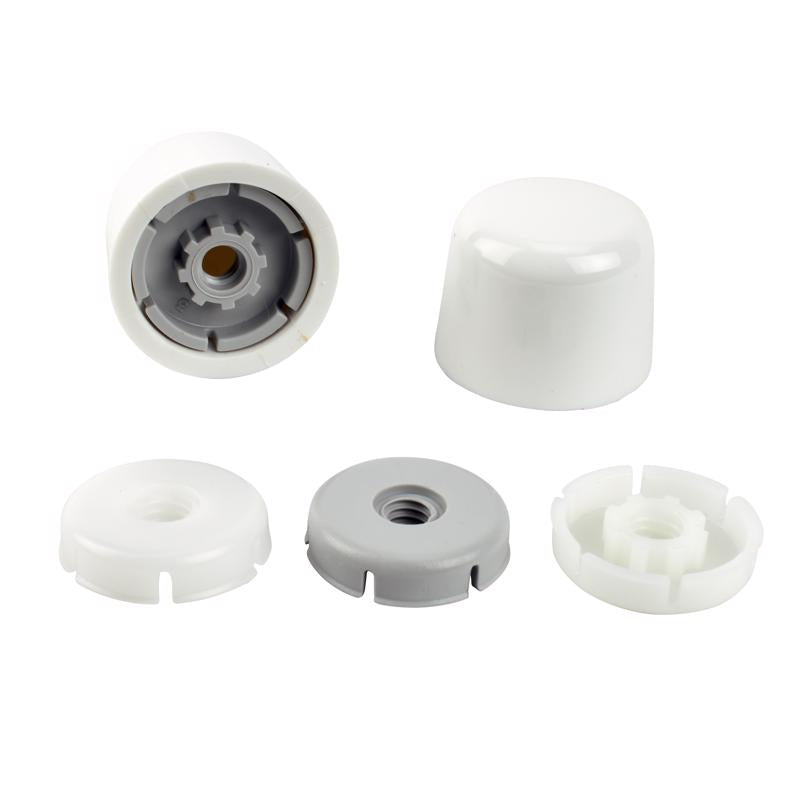 Plumb Pak Toilet Tank Bolt Caps White Plastic For Universal