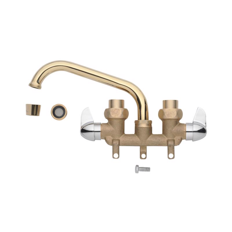 Homewerks Brass Two-Handle Bathroom Sink Faucet 3-3/8 in.