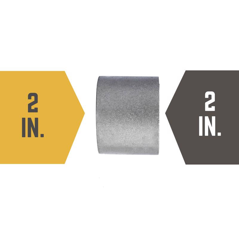 STZ Industries 2 in. FIP each X 2 in. D FIP Black Steel Coupling