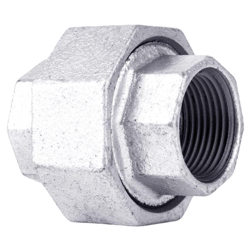 STZ Industries 2-1/2 in. FIP each X 2-1/2 in. D FIP Galvanized Malleable Iron Union