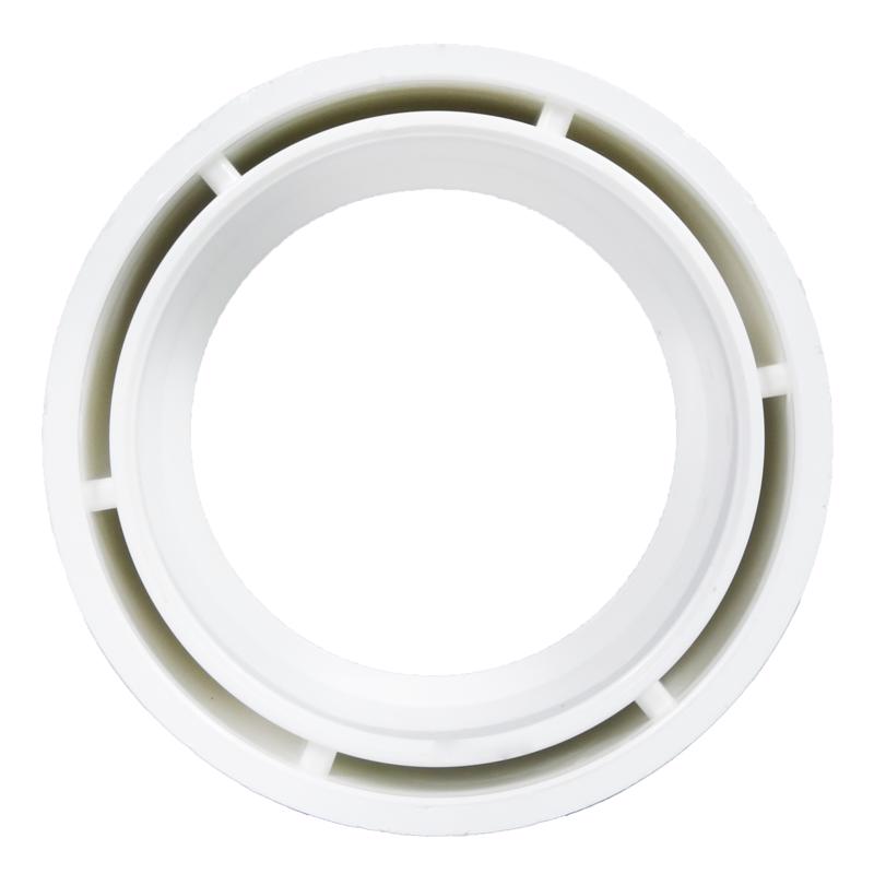 Charlotte Pipe Schedule 40 4 in. Spigot X 3 in. D Hub PVC Flush Bushing 1 pk