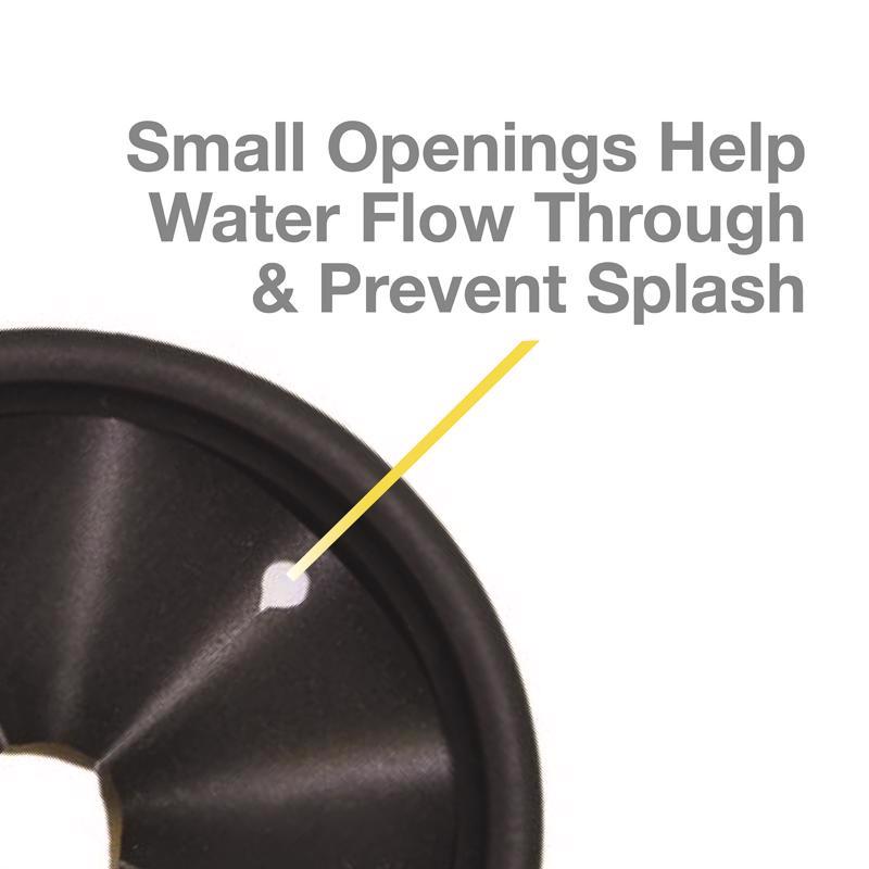 Danco Garbage Disposal Splash Guard Black Rubber 3-3/8 in.