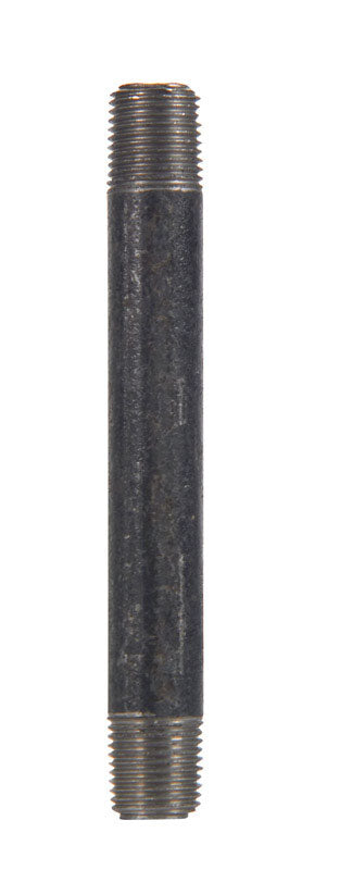 NIPPLE BLACK 3/4" X 7"