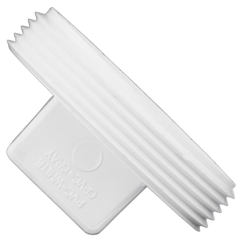 Charlotte Pipe Schedule 40 1-1/2 in. MPT X 1-1/2 in. D MPT PVC Clean-Out Plug 1 pk