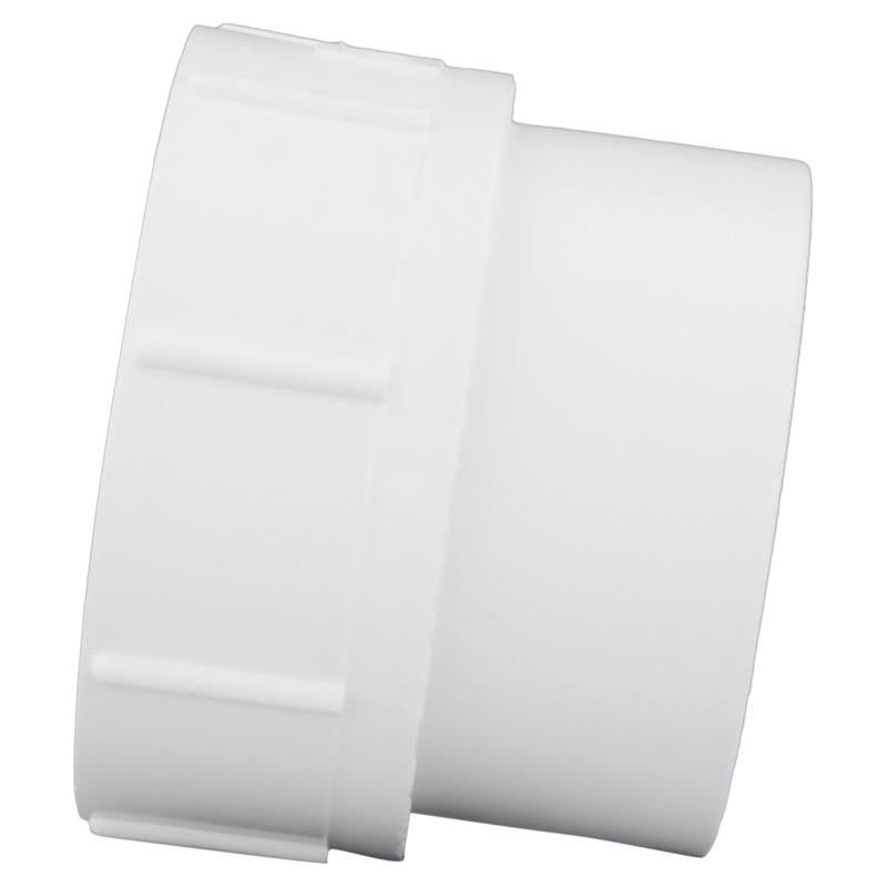 Charlotte Pipe Schedule 40 4 in. Spigot X 4 in. D FPT PVC Pipe Adapter 1 pk