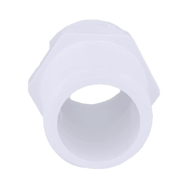 Charlotte Pipe Schedule 40 1 in. MPT X 3/4 in. D Slip PVC Pipe Adapter 1 pk