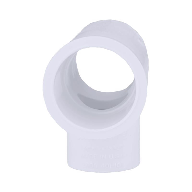 Charlotte Pipe Schedule 40 3/4 in. Slip X 3/4 in. D Slip PVC Reducing Tee 1 pk