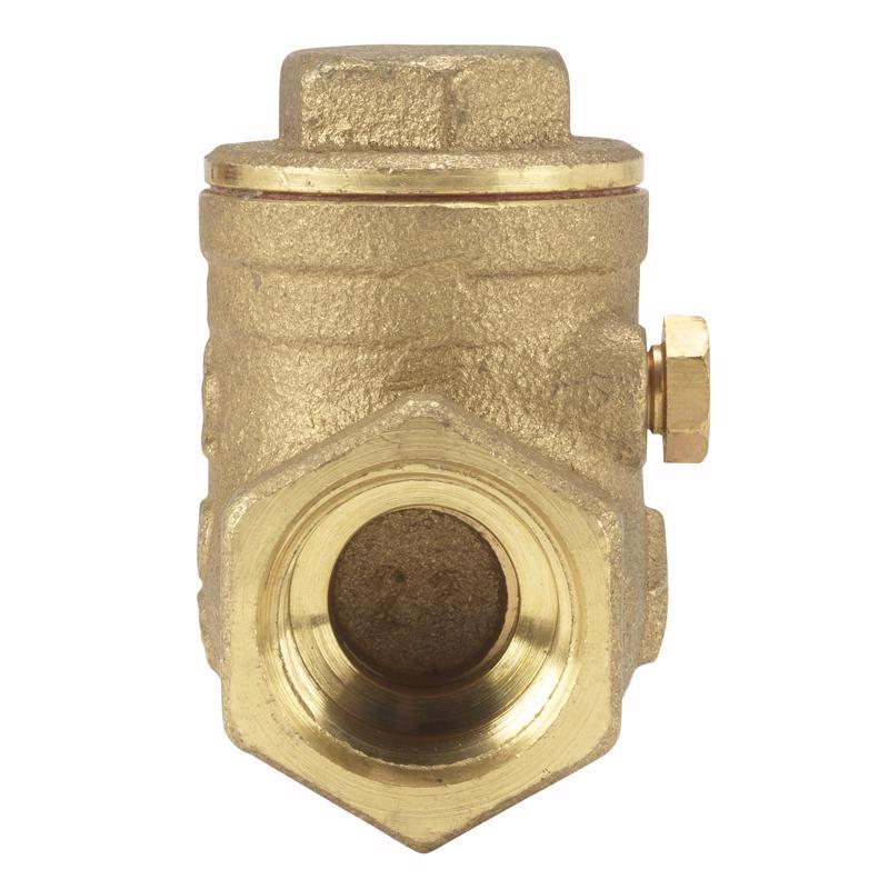 Homewerks 2 in. D X 2 in. D FIP Brass Swing Check Valve