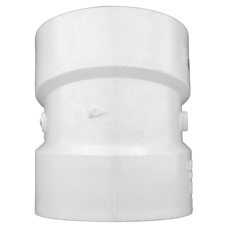 Charlotte Pipe 4 in. Hub X 4 in. D Hub PVC Elbow 1 pk