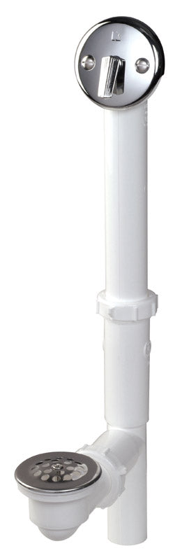 WASTE BATH 1.5"PVC&CHROM