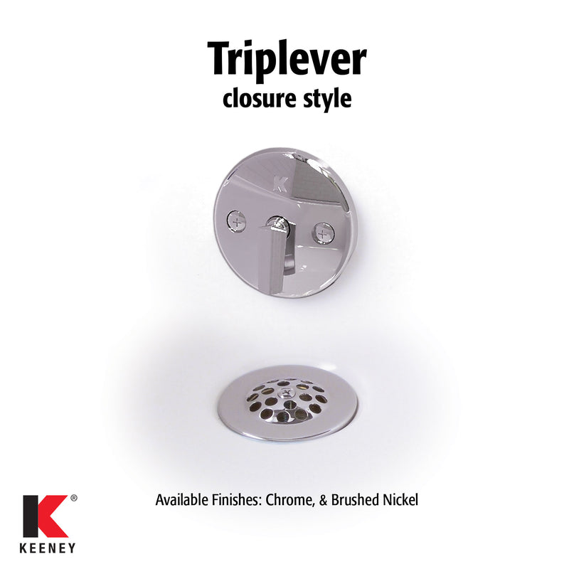 Keeney 1-1/2 in. D Plastic Trip Lever