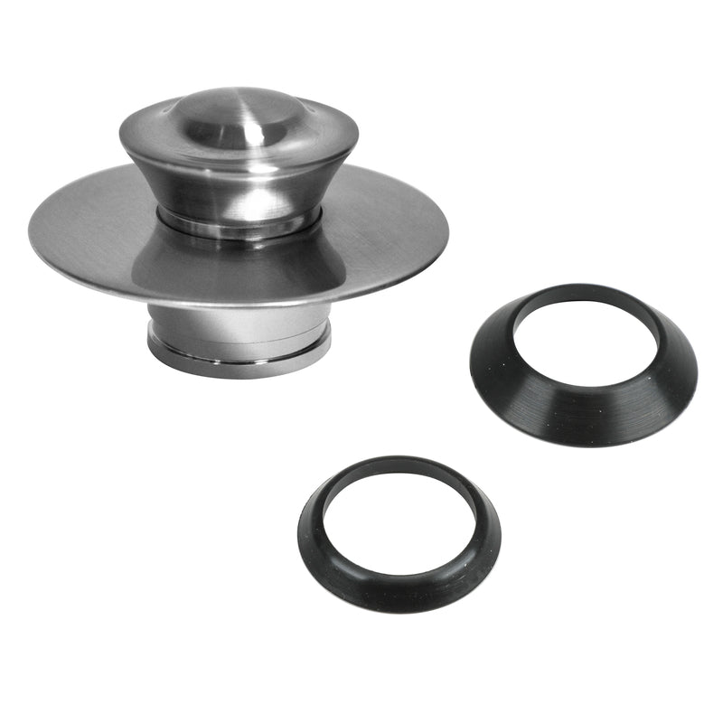 Danco 3 in. Brushed Nickel Metal Drain Stopper