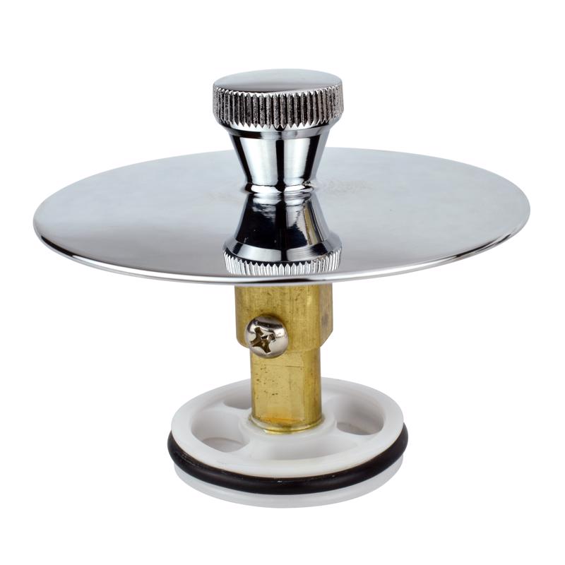 Keeney 2 in. Polished Chrome Metal/Plastic Tub Drain Stopper