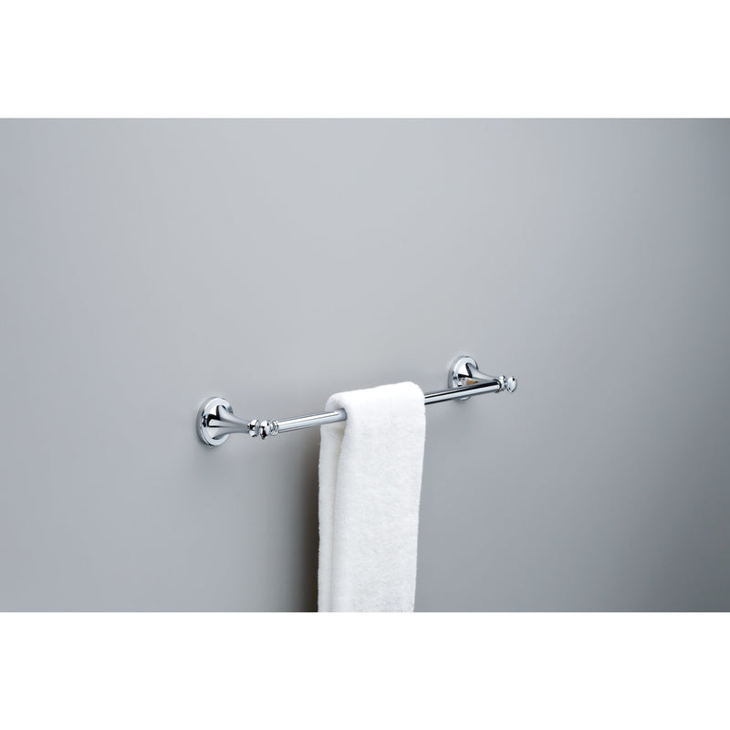Delta Silverton Polished Chrome Towel Bar 18 in. L Die Cast Zinc