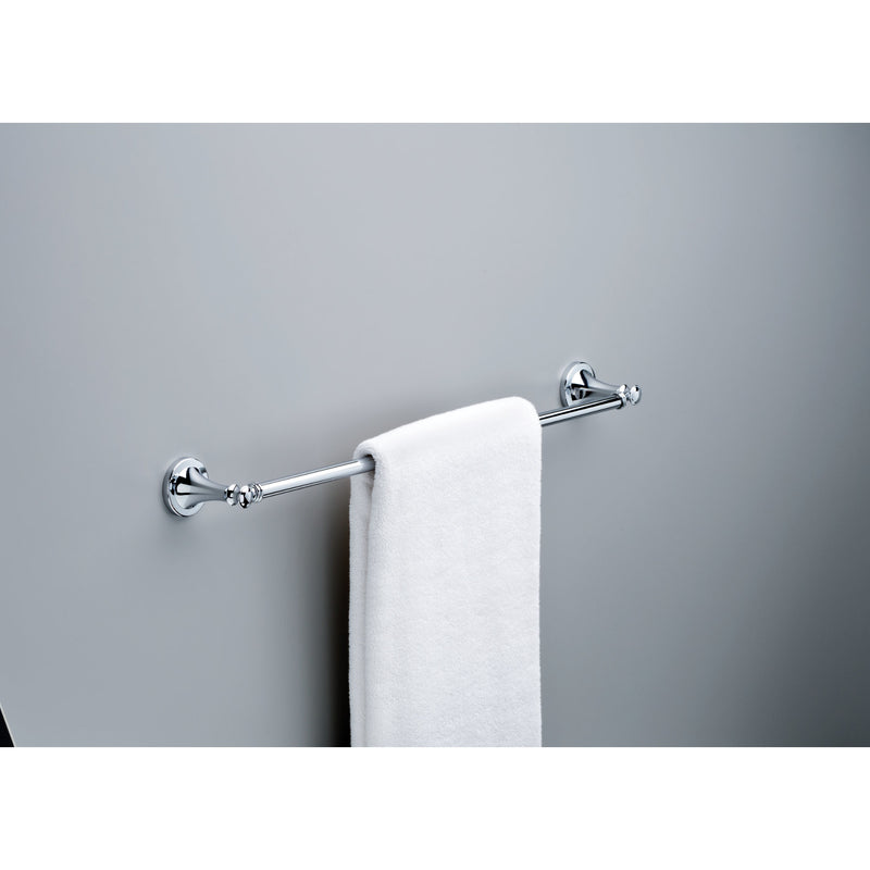 Delta Silverton Polish Chrome Towel Bar 24 in. L Die Cast Zinc