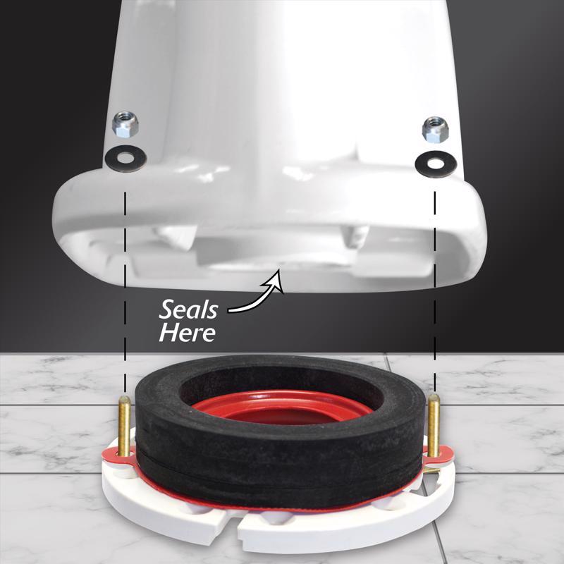 Korky Wax Free Toilet Seal Rubber and Foam For Universal
