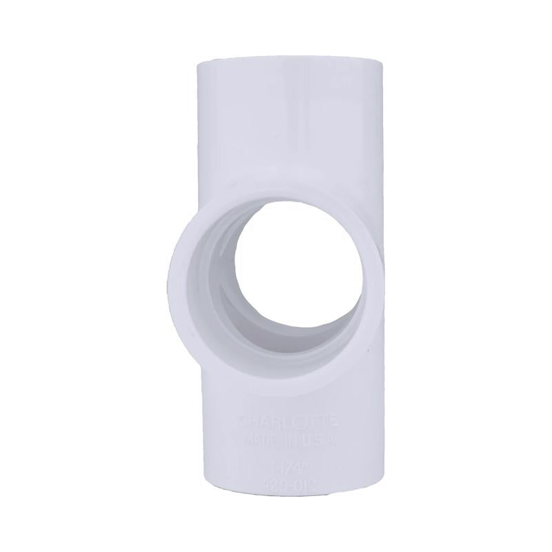 Charlotte Pipe Schedule 40 3/4 in. Slip X 3/4 in. D Slip PVC Cross 1 pk