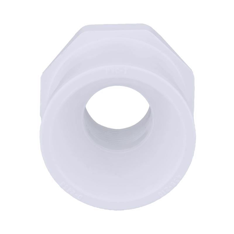 Charlotte Pipe Schedule 40 1-1/2 in. Spigot X 3/4 in. D FPT PVC Reducing Bushing 1 pk