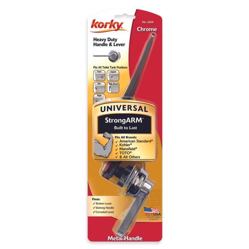 Korky StrongARM Classic Style, Chrome Tank Lever