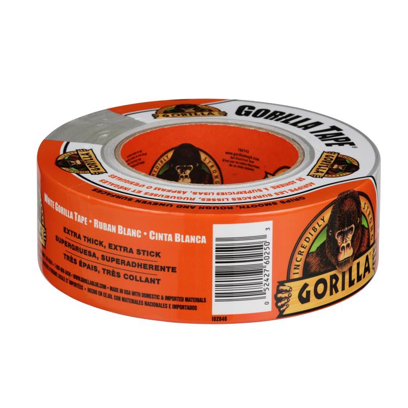 Gorilla 1.88 in. W X 30 yd L White Duct Tape