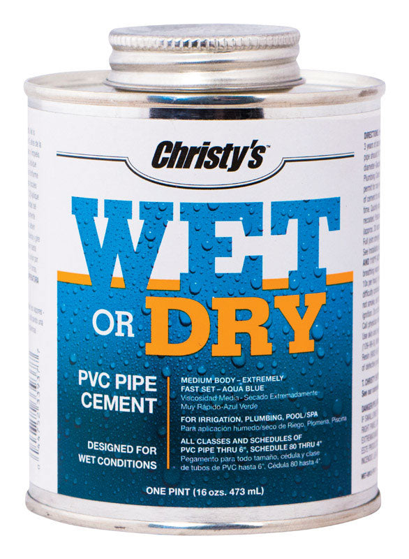 PVC PIPE CEMENT WD 16 OZ