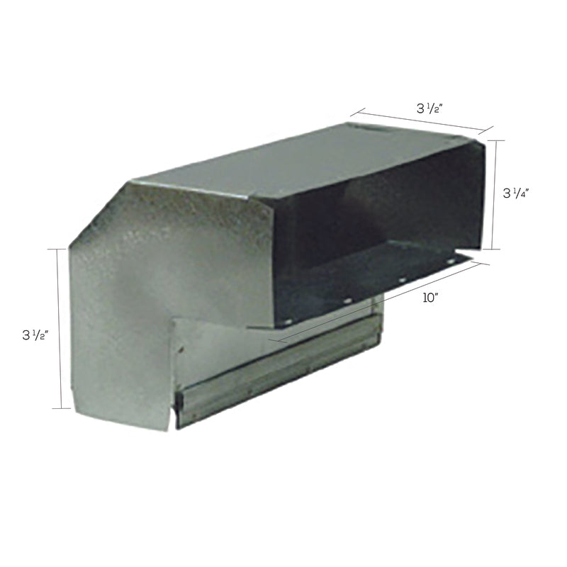 Deflect-O 90 deg Aluminum Short Way Elbow