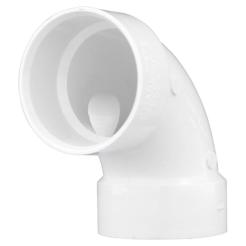 PVC 90D EBLW 3"HUB